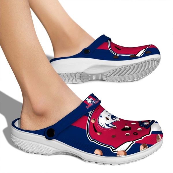 south alabama jaguars helmet stripes clog fashion forward