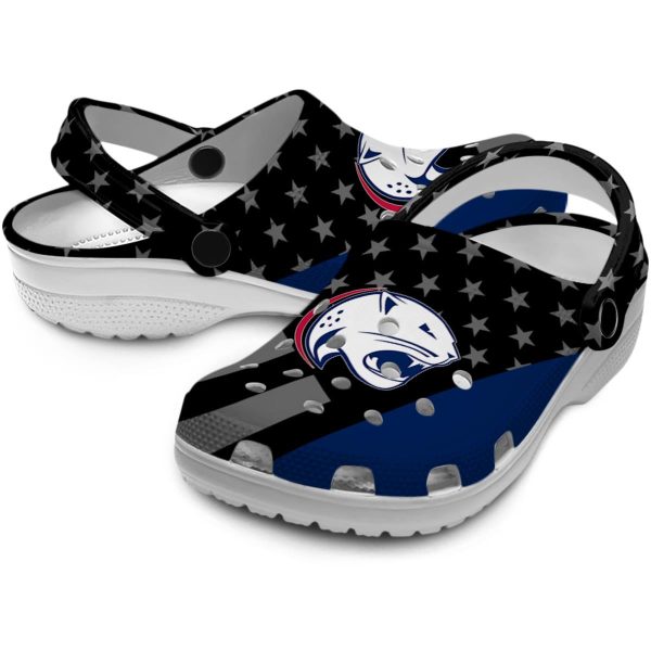 south alabama jaguars stellar stripes theme clog high quality