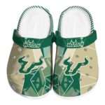 south florida bulls geometric background clog best selling