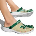 south florida bulls geometric background clog best selling