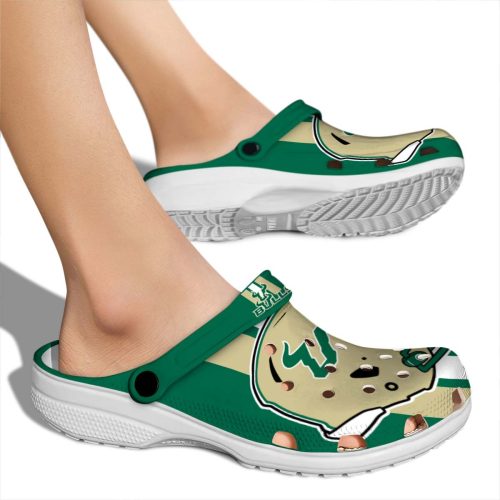 south florida bulls helmet stripes clog fashion forward