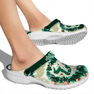 south florida bulls radiant burst effect clog fashion forward