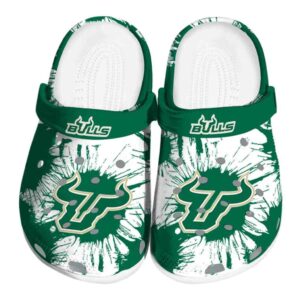 south florida bulls splatter graphics clog best selling