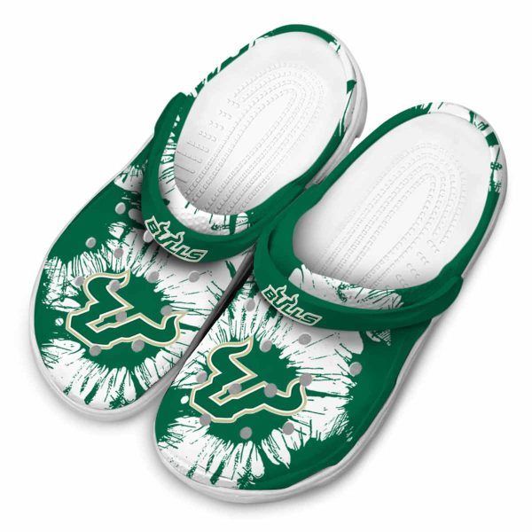 south florida bulls splatter graphics clog latest model