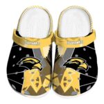 southern miss golden eagles geometric background clog best selling