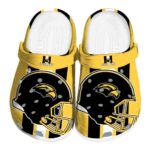 Southern Miss Golden Eagles Helmet Stripes Clog 1 southern miss golden eagles helmet stripes clog best selling