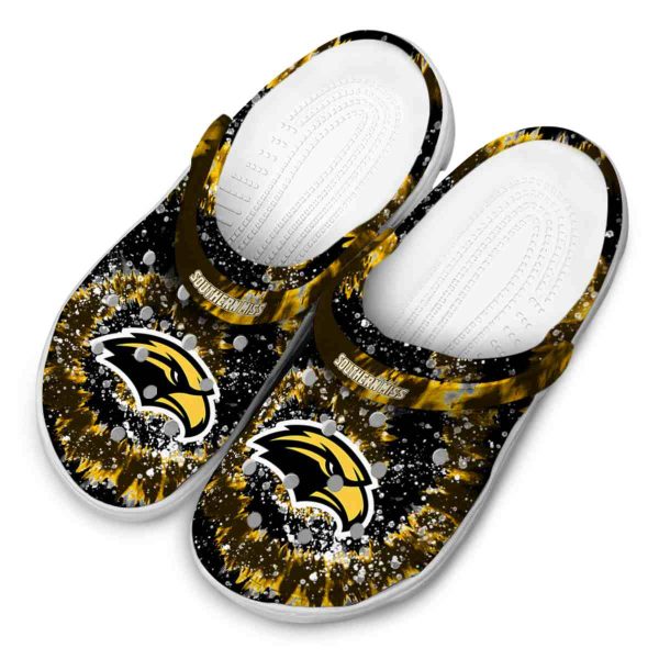southern miss golden eagles radiant burst effect clog latest model