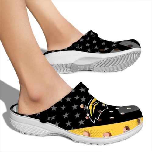 southern miss golden eagles stellar stripes theme clog fashion forward