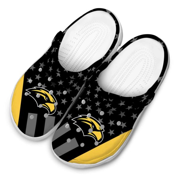 southern miss golden eagles stellar stripes theme clog latest model