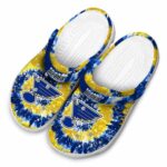 st louis blues radiant burst effect clog best selling