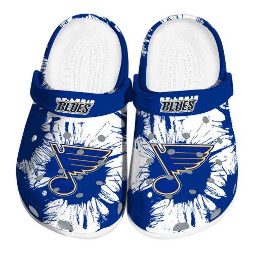 st louis blues splatter graphics clog best selling