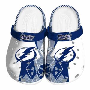 tampa bay lightning geometric background clog best selling