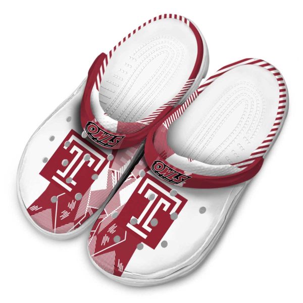 temple owls geometric background clog latest model
