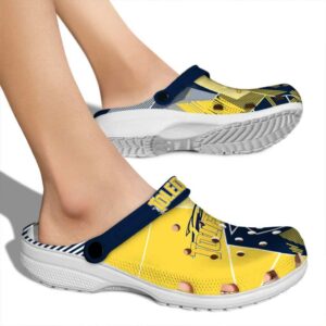 toledo rockets geometric background clog fashion forward