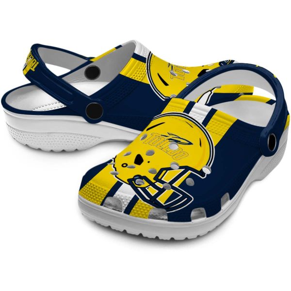 toledo rockets helmet stripes clog high quality
