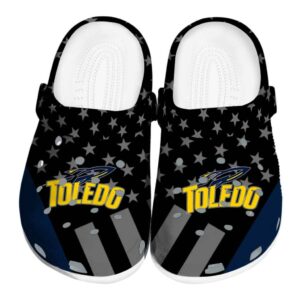 toledo rockets stellar stripes theme clog best selling