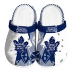 toronto maple leafs geometric background clog best selling
