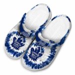 toronto maple leafs radiant burst effect clog best selling