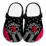 toronto raptors stellar stripes theme clog best selling