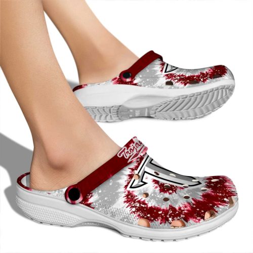 troy trojans radiant burst effect clog fashion forward