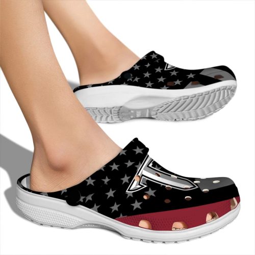 troy trojans stellar stripes theme clog fashion forward