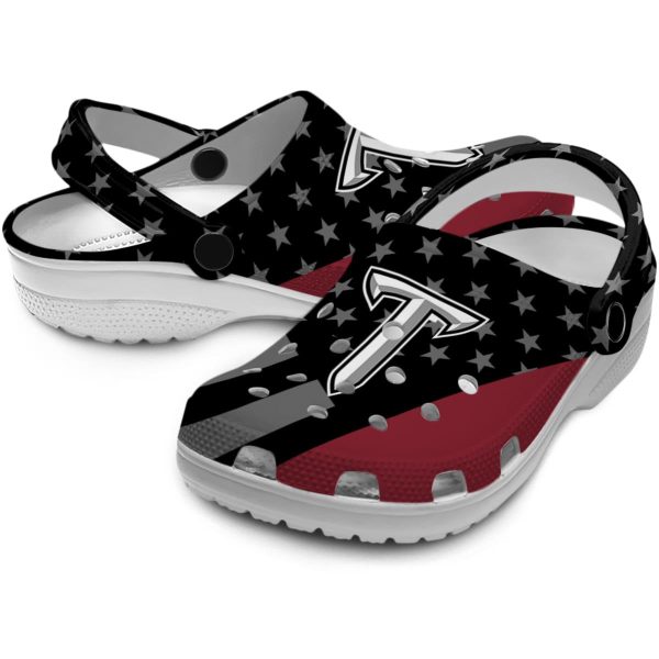 troy trojans stellar stripes theme clog high quality