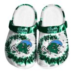tulane green wave radiant burst effect clog best selling