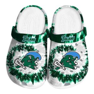 tulane green wave radiant burst effect clog best selling