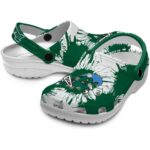 tulane green wave splatter graphics clog best selling