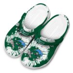 tulane green wave splatter graphics clog best selling