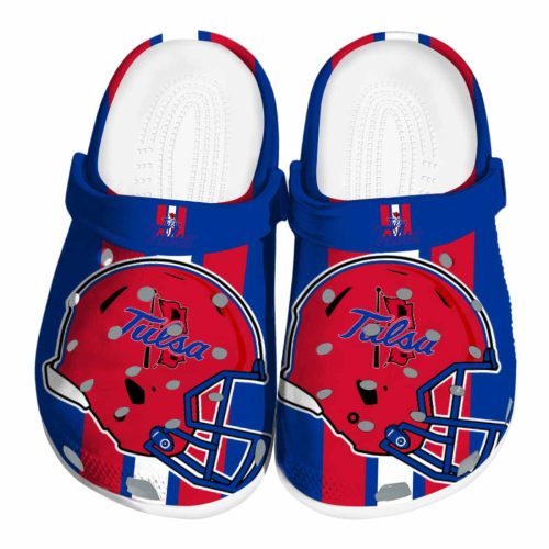 tulsa golden hurricane helmet stripes clog best selling