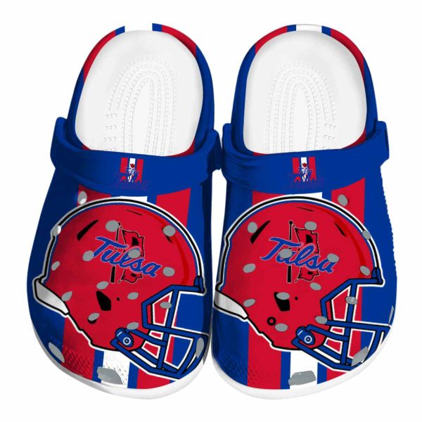 tulsa golden hurricane helmet stripes clog best selling