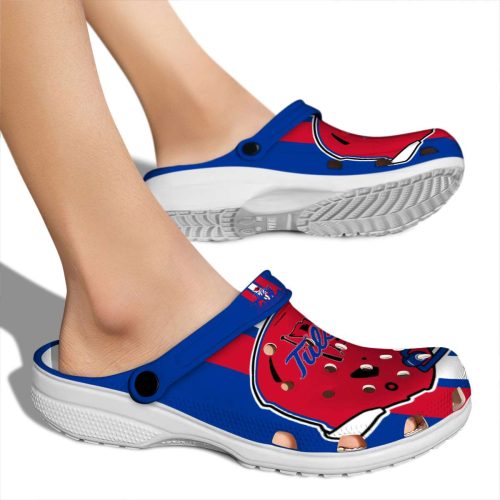 tulsa golden hurricane helmet stripes clog fashion forward