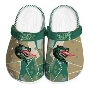uab blazers geometric background clog best selling
