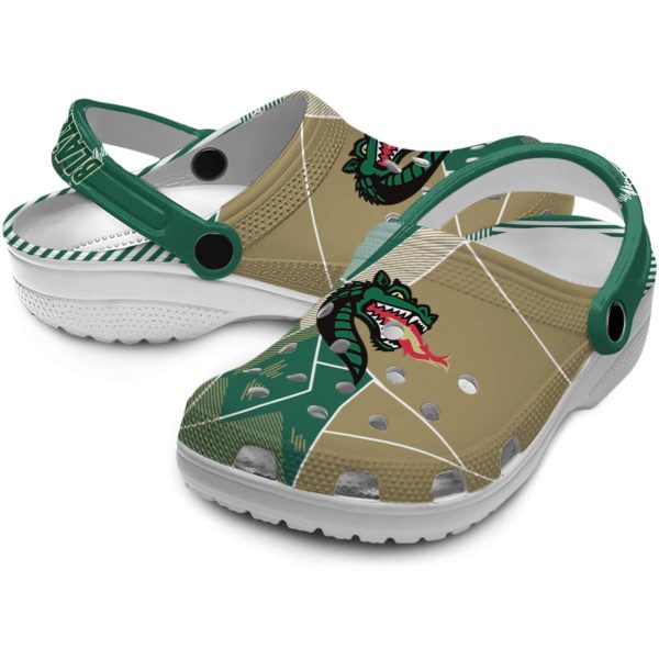 uab blazers geometric background clog high quality