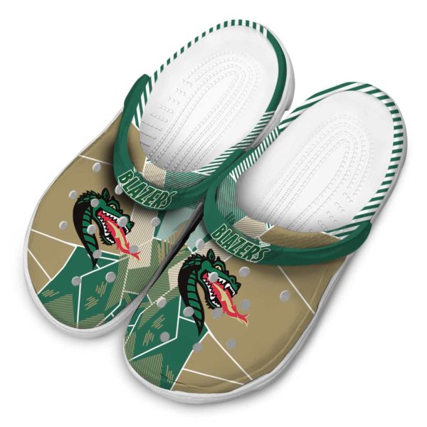 uab blazers geometric background clog latest model
