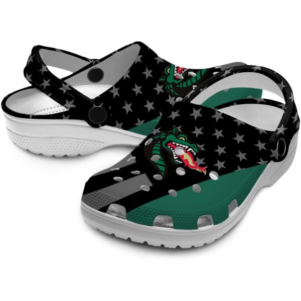 uab blazers stellar stripes theme clog high quality
