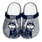 uconn huskies geometric background clog best selling