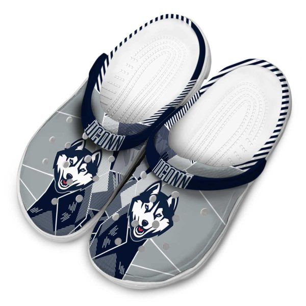 uconn huskies geometric background clog latest model