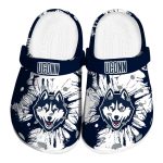 uconn huskies splatter graphics clog best selling