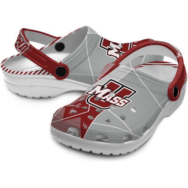 umass minutemen geometric background clog high quality