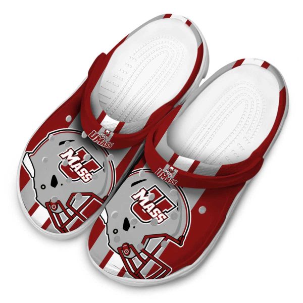 umass minutemen helmet stripes clog latest model