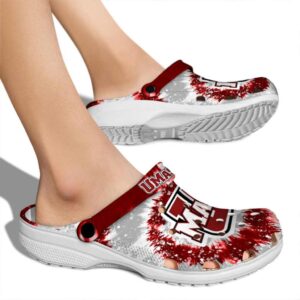 umass minutemen radiant burst effect clog fashion forward