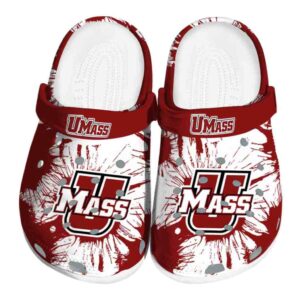 umass minutemen splatter graphics clog best selling