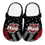 umass minutemen stellar stripes theme clog best selling