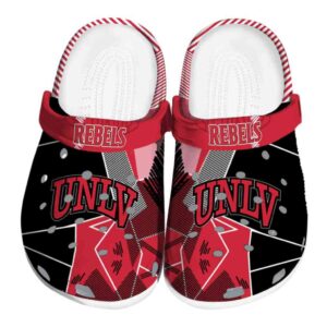unlv rebels geometric background clog best selling