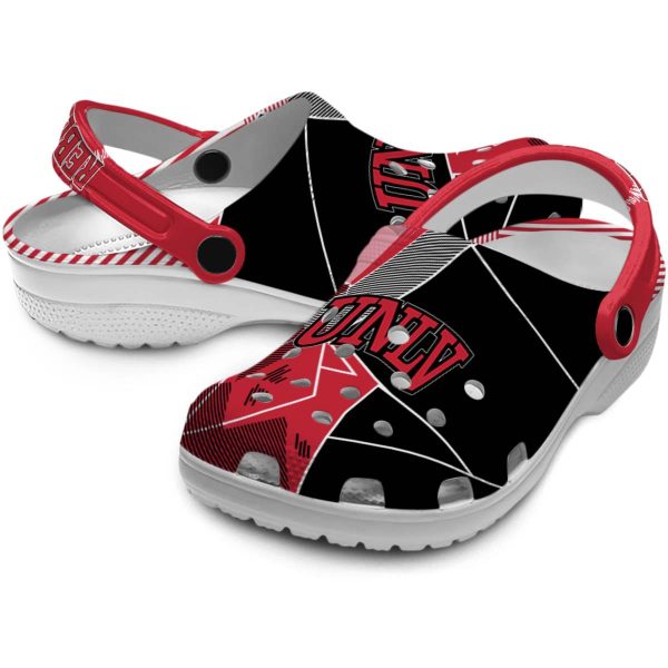 unlv rebels geometric background clog high quality