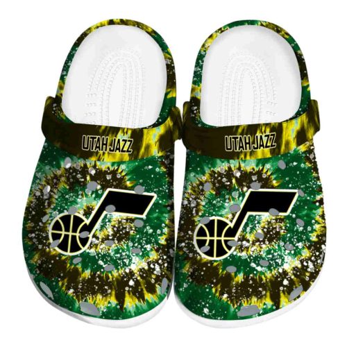 utah jazz radiant burst effect clog best selling