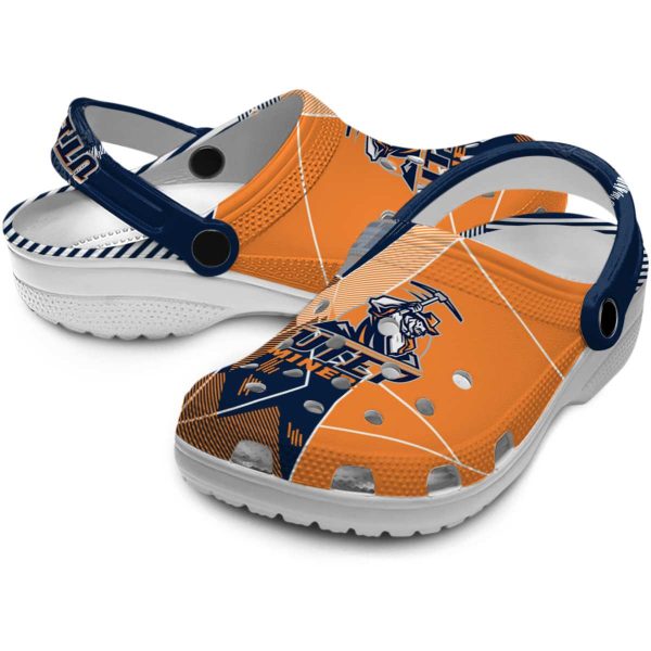 utep miners geometric background clog high quality