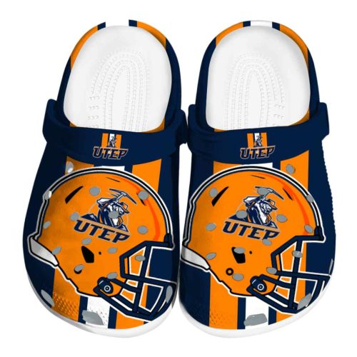 utep miners helmet stripes clog best selling